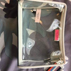 Kate Spade see through sam wristlet